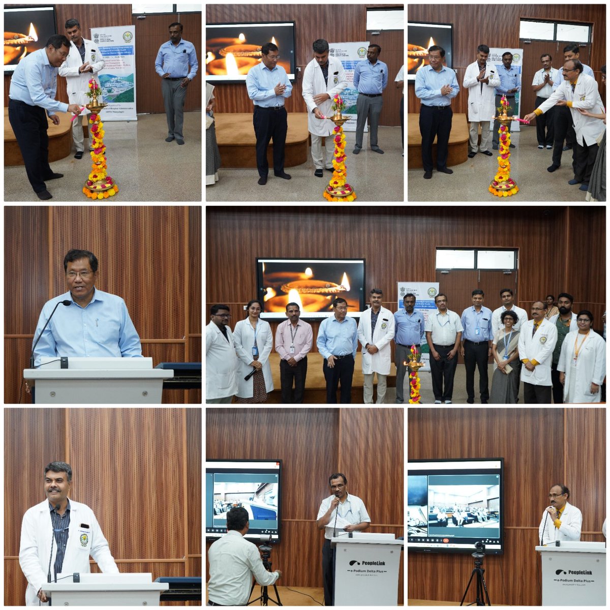 mangalAiimsAP's tweet photo. Valedictory session for 3rd batch of 6Day Capacity Building Training Programme on“Management of Public Health Emergencies”under aegis of DM cell @MoHFW_INDIA organised by Dept. of Hospital Admin held today. Officials from Kerala, Maharashtra, Karnataka,Chattisgarh&amp;AP Participated https://t.co/nErrqmBslU