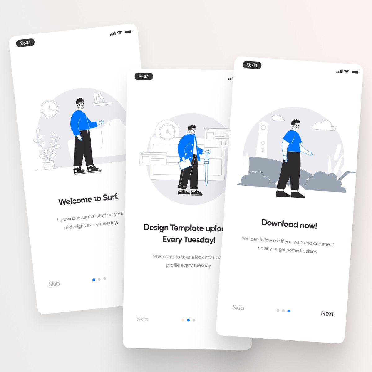 KhadayatKalak's tweet image. Onboarding screen UI design!  
What do you think? I’d love your feedback!  
Press ♥️ if you like it!  
#UIDesign #UXDesign #OnboardingDesign  
#DesignInspiration #DesignThinking #OnboardingScreen #MobileUI  
#DesignDaily #FigmaDesign #AdobeXD #SketchApp