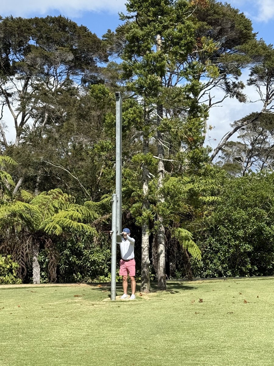 Golf course rule #112: 

If the course has a giant periscope, you are in for a fun day!

You ever seen a periscope on a course?