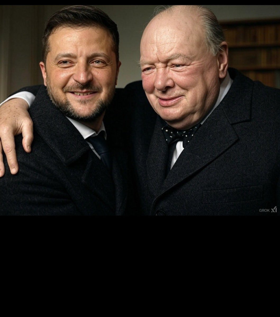 As a wartime leader I’m sure our great Winston Churchill would be proud of ⁦<a href="/ZelenskyyUa/">Volodymyr Zelenskyy / Володимир Зеленський</a>⁩ …