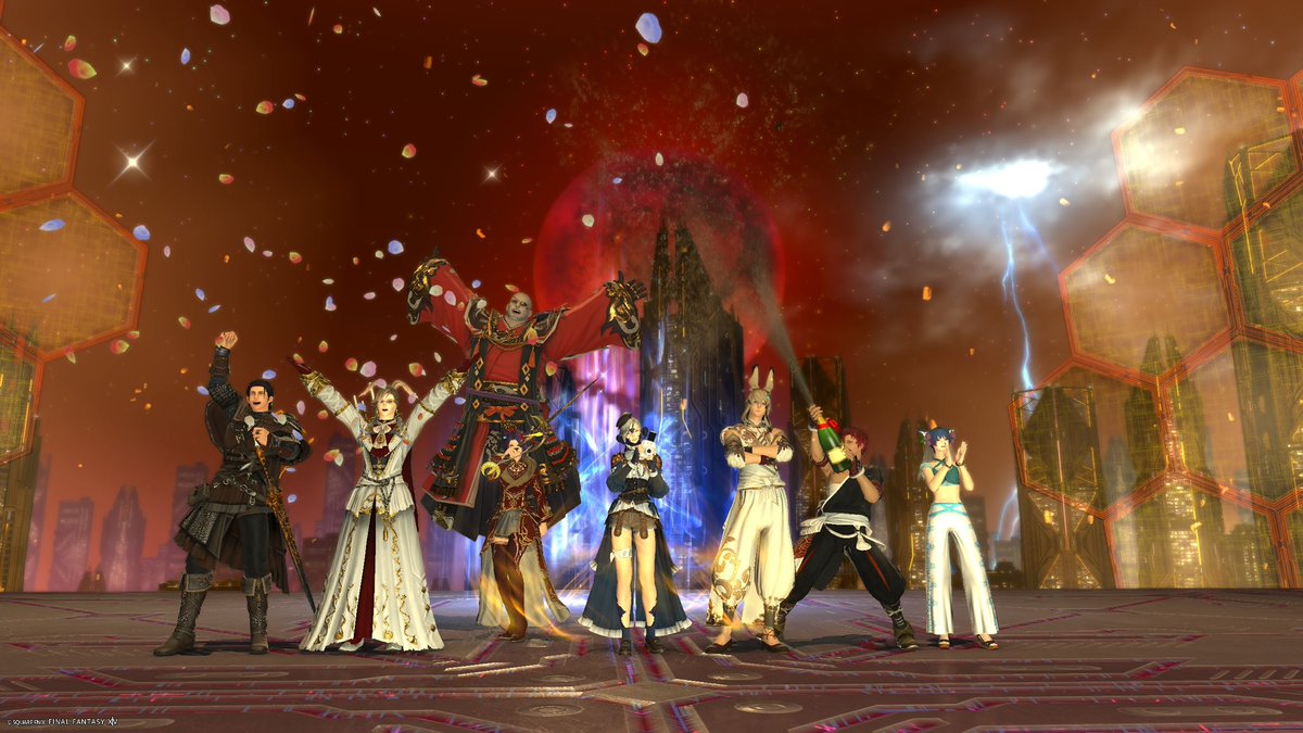 Yuki_K_Eorzea's tweet photo. みんなありがとよお🤟楽しかった☺️
#FF14LUCT https://t.co/360h2XCIMn