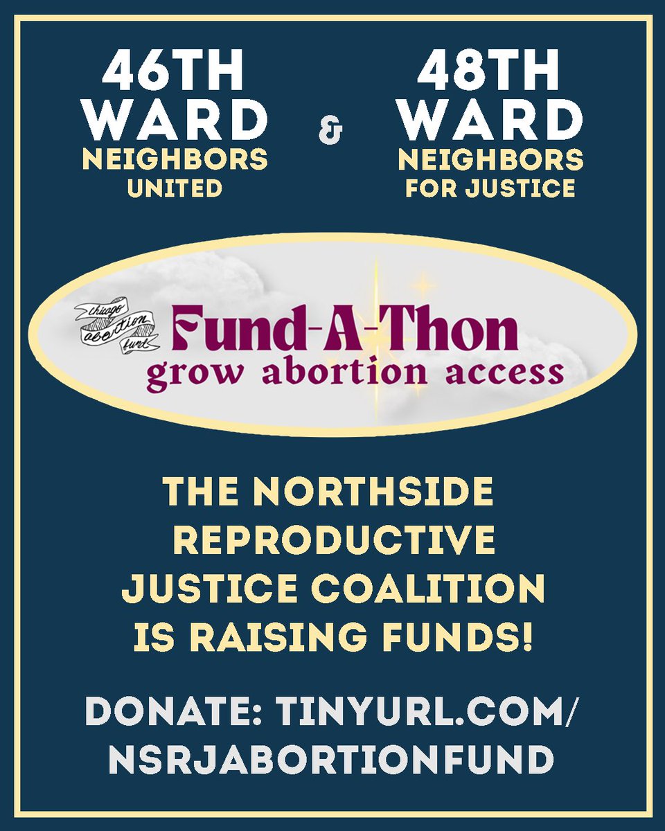 48th Ward Neighbors for Justice (@48thneighbors) on Twitter photo We’re proud to announce that our IPO has formed a Chicago Abortion Fundathon team with 46th Ward Neighbors United! All proceeds are going directly to the <a href="/ChiAbortionFund/">Chicago Abortion Fund</a>, which offers financial assistance to people seeking abortion care in Chicago. (LINK TO DONATE IN REPLIES) We’re proud to announce that our IPO has formed a Chicago Abortion Fundathon team with 46th Ward Neighbors United! All proceeds are going directly to the <a href="/ChiAbortionFund/">Chicago Abortion Fund</a>, which offers financial assistance to people seeking abortion care in Chicago. (LINK TO DONATE IN REPLIES)