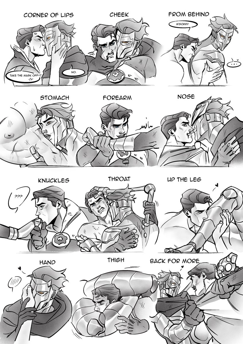 Ankkhell's tweet image. #vikjayce #jayvik 

A compilation of Jayce Giopara and the Machine Herald’s kisses~