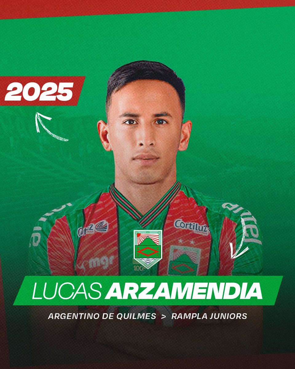#LucasArzamendia es nuevo jugador de <a href="/RamplaJuniorsFC/">Rampla Jrs.</a>

El volante argentino, proveniente de <a href="/ArgdeQuilmesOf/">Argentino de Quilmes</a>, se suma a Rampla Juniors para aportar dinamismo y creatividad en el mediocampo. Un nuevo desafío en el fútbol uruguayo para seguir creciendo.

¡Muchos éxitos en esta nueva