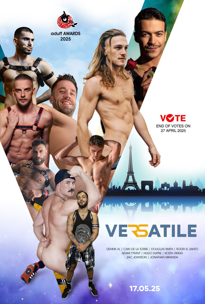 Ian BS 🧭 (@space_java) on Twitter photo Here it's The BEST VERSATILE 🏆from Aduff Awards 2025 ✅VOTE ✅ <a href="/DennisXL8/">DennisXL</a> <a href="/caindelatorre/">Caín de la Torre</a> <a href="/DouglasSmithx/">DOUGLAS SMITH</a> <a href="/rodrielsanto86/">Rodri el Santo</a> <a href="/Adam_Tyrant/">Adam Tyrant</a> <a href="/hugoo_dupre/">Hugo Dupré</a> <a href="/KostaViking/">KostaViking</a> <a href="/ZacJohnsonXXL/">ZAC JOHNSON</a> <a href="/JMirandaP_/">Jonathan Miranda</a> <a href="/ADUFF_NET/">ADUFF® EVENTS 🔜 casting and movies</a> 👉aduff-awards.com Here it's The BEST VERSATILE 🏆from Aduff Awards 2025 ✅VOTE ✅ <a href="/DennisXL8/">DennisXL</a> <a href="/caindelatorre/">Caín de la Torre</a> <a href="/DouglasSmithx/">DOUGLAS SMITH</a> <a href="/rodrielsanto86/">Rodri el Santo</a> <a href="/Adam_Tyrant/">Adam Tyrant</a> <a href="/hugoo_dupre/">Hugo Dupré</a> <a href="/KostaViking/">KostaViking</a> <a href="/ZacJohnsonXXL/">ZAC JOHNSON</a> <a href="/JMirandaP_/">Jonathan Miranda</a> <a href="/ADUFF_NET/">ADUFF® EVENTS 🔜 casting and movies</a> 👉aduff-awards.com