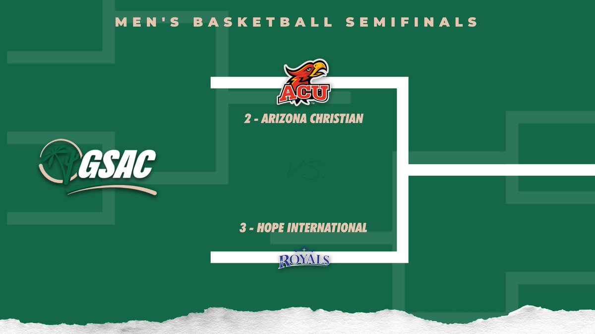 GSAC (@gsacsports) on Twitter photo π MEN'S SEMIFINALS
#2 <a href="/ACUFirestorm/">Arizona Christian Athletics</a> π
#3 <a href="/HIURoyals/">HIU Athletics</a>
π: Glendale, AZ
π: 1 pm PT / 2 pm MST
πΊ: gsacsportsnetwork.com
π: acufirestorm.com/sidearmstats/mβ¦
π«: gsacsports.org/tickets
ποΈ: gsacsports.org/tournaments/?iβ¦
#GSACmbball #NAIAmbball #GSACsports π MEN'S SEMIFINALS
#2 <a href="/ACUFirestorm/">Arizona Christian Athletics</a> π
#3 <a href="/HIURoyals/">HIU Athletics</a>
π: Glendale, AZ
π: 1 pm PT / 2 pm MST
πΊ: gsacsportsnetwork.com
π: acufirestorm.com/sidearmstats/mβ¦
π«: gsacsports.org/tickets
ποΈ: gsacsports.org/tournaments/?iβ¦
#GSACmbball #NAIAmbball #GSACsports