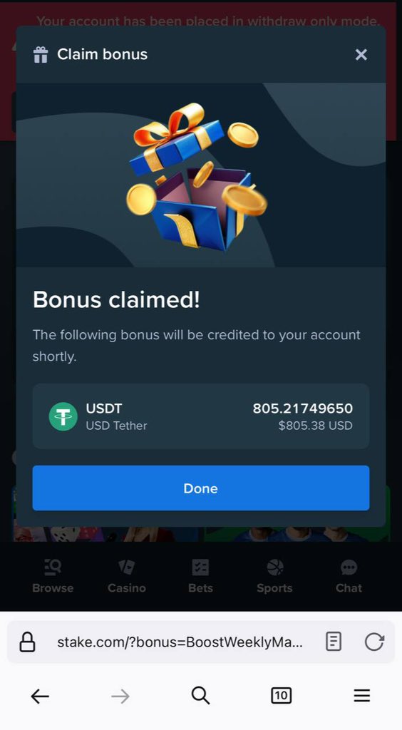 Illustration de Stake Bonus