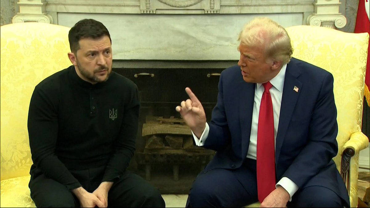 💬 Maria Zakharova: Unprecedented in the history of international politics and diplomacy, a dressing down given to Zelensky by <a href="/POTUS/">President Donald J. Trump</a> is also indicative of the political weakness and extreme moral degradation of the European leaders who continue to support the mad leader of the