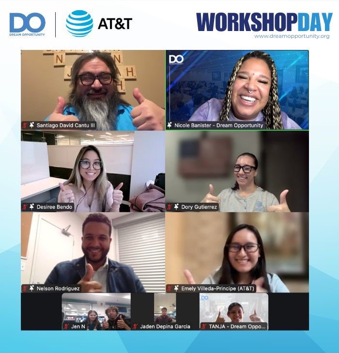 I’m honored to have volunteered for a Virtual Event in partnership with The Dream Opportunity Diversity Org and AT&amp;T. It was an incredible experience sharing our journeys and career advice with young students, helping to inspire and guide them as they explore their future paths
