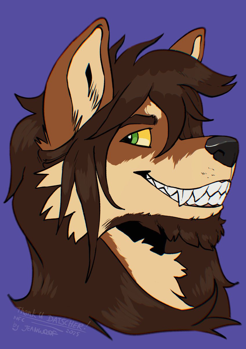 Datscher02's tweet image. Amazing artwork I got at #NFC from the just as amazing @_jeanwoof
Thank you so much!