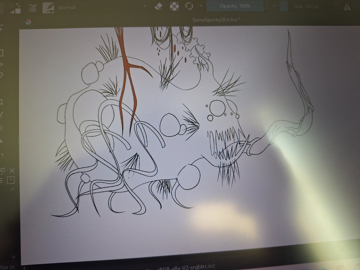 pixel2lux's tweet photo. Bitch Im back out my coma 

Wip ⚙️⚙️⚙️

#horror #HorrorArt https://t.co/P6xXNVxlo4