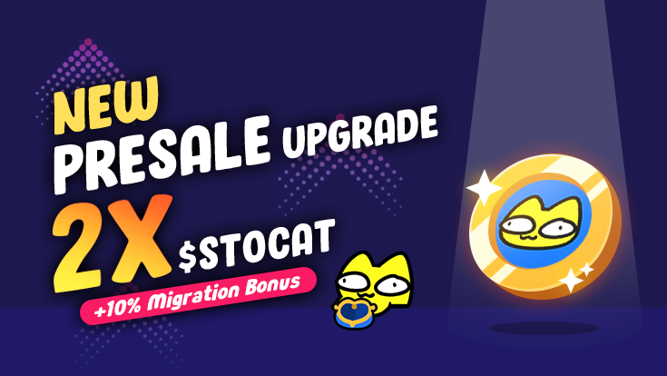 Get 2X More $STOCAT!
Market Adjusted, Stoopid Upgraded

We kicked off strong, raising over 300+ SOL on the first day, proving the strength of this community. But as you all know, the market took a heavy hit, and we’re making the smartest move to position $STOCAT for long-term