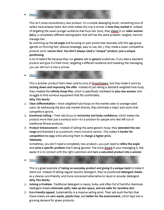 You keep blaming the product when the real problem is YOU

Your products aren’t failing because they’re “saturated”

Almost ANY product can be a winner if you know how to sell it

I could take the same “dead” product you gave up on and scale it to six figures with the right