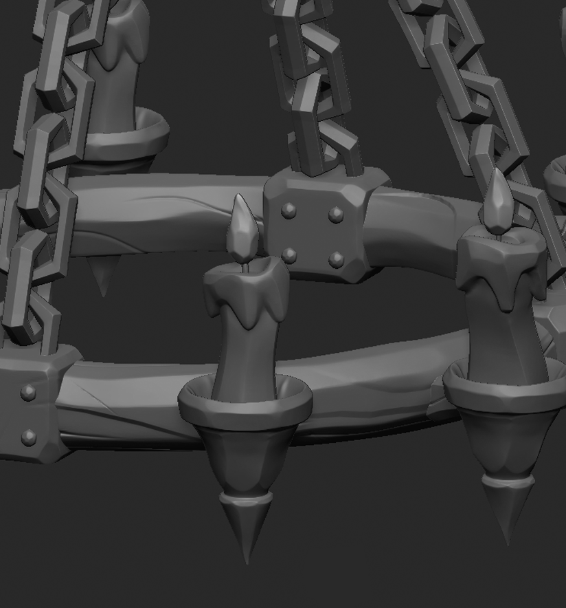 AeterosH's tweet photo. Just a chandelier for the scene 🕯️
#3dartwork #3dart #gamedevelopment #blender3d #zbrush #gameart #indiegames #environnement #gamedev https://t.co/ZDxgnIdfPP