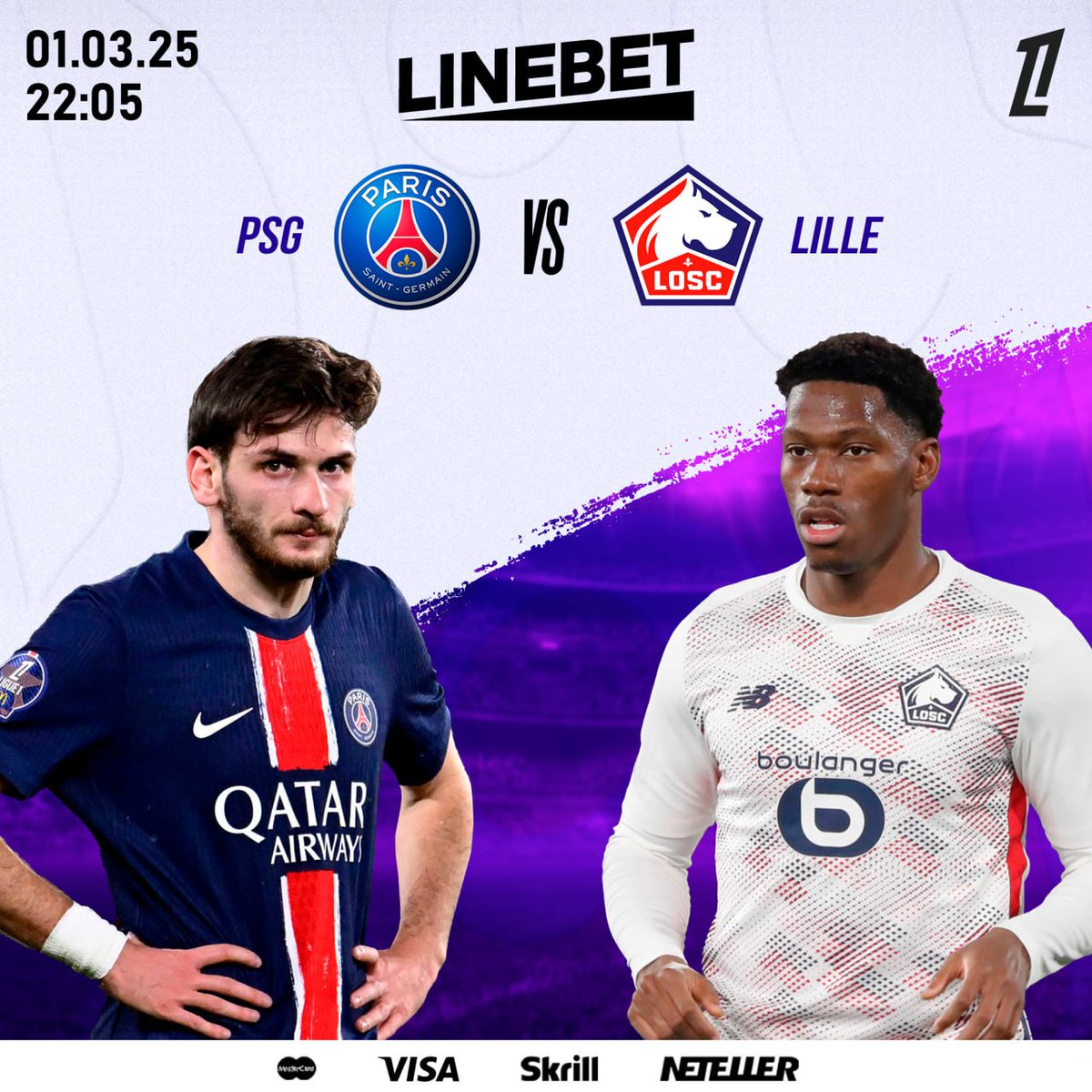🏆 France. Ligue 1 ⚽️

PSG - Lille

📺 Event 01.03 at 23:05 EAT ⏰

Bet &amp; WIN BIG only on LINEBET 🎰

Join here 👇👇👇

➡️ bit.ly/gotolinebet ⬅️

✅ NO TAX 
✅HIGHEST Odds
✅MPESA Accepted 

Best tips Telegram👇
 t.me/shindamichezo

🏆