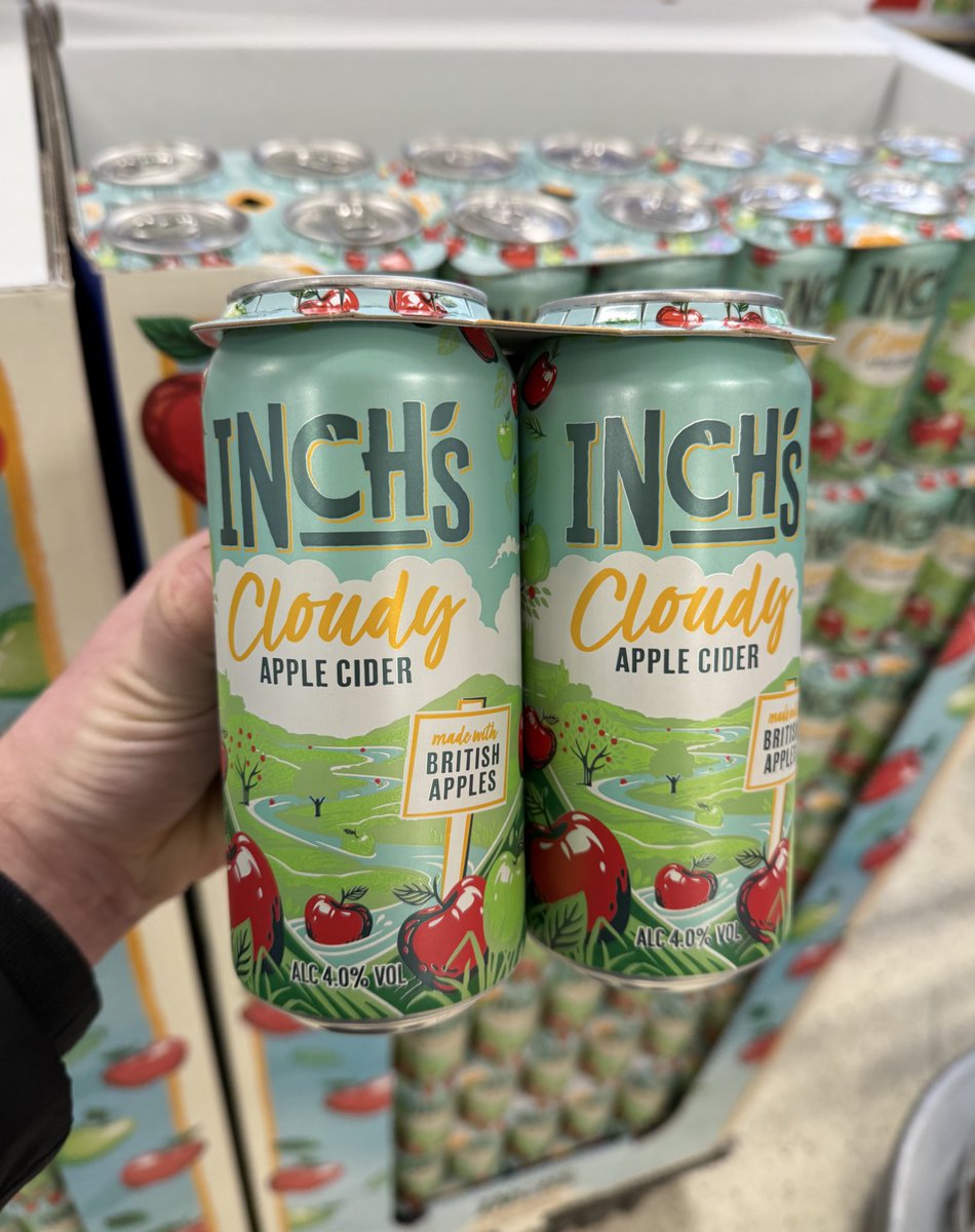 All_Things_New_'s tweet image. Inch’s Cloudy Cider! 🍎 At Tesco @inchscider #inchscider #cider #cloudyapple #wellthisisnew