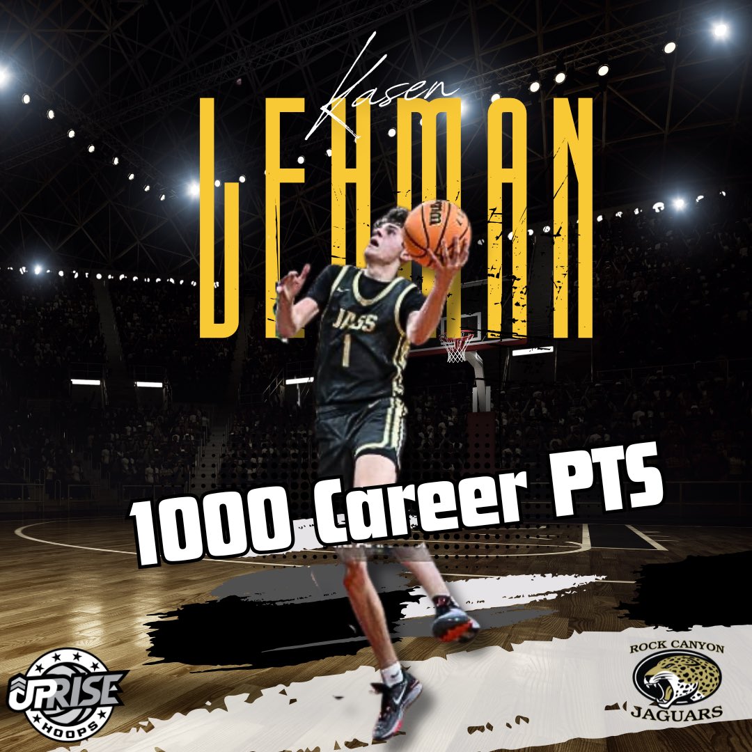 Uprise Hoops (@uprise_hoops) on Twitter photo Congratulations to #UpriseFamily <a href="/LehmanKasen/">Kasen Lehman</a> of <a href="/Canyon_Hoops/">RC Basketball</a> on this milestone accomplishment : 1️⃣0️⃣0️⃣0️⃣career points
Rock Canyon advances to Sweet sixteen.
📈📈
#KeepRising #UpriseFamily #1000PointsClub #RisetotheNextLevel Congratulations to #UpriseFamily <a href="/LehmanKasen/">Kasen Lehman</a> of <a href="/Canyon_Hoops/">RC Basketball</a> on this milestone accomplishment : 1️⃣0️⃣0️⃣0️⃣career points
Rock Canyon advances to Sweet sixteen.
📈📈
#KeepRising #UpriseFamily #1000PointsClub #RisetotheNextLevel