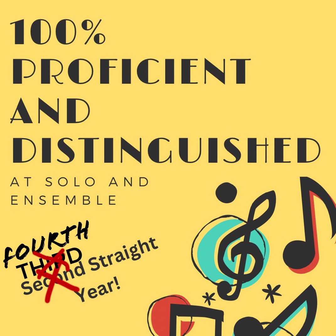 Four years and counting! Our Middle and High School Orchestra kids are awesome and their hard work is paying off! <a href="/MCHSIndians/">Montgomery County High School</a> <a href="/McNabbMiddle/">McNabb Middle School</a>