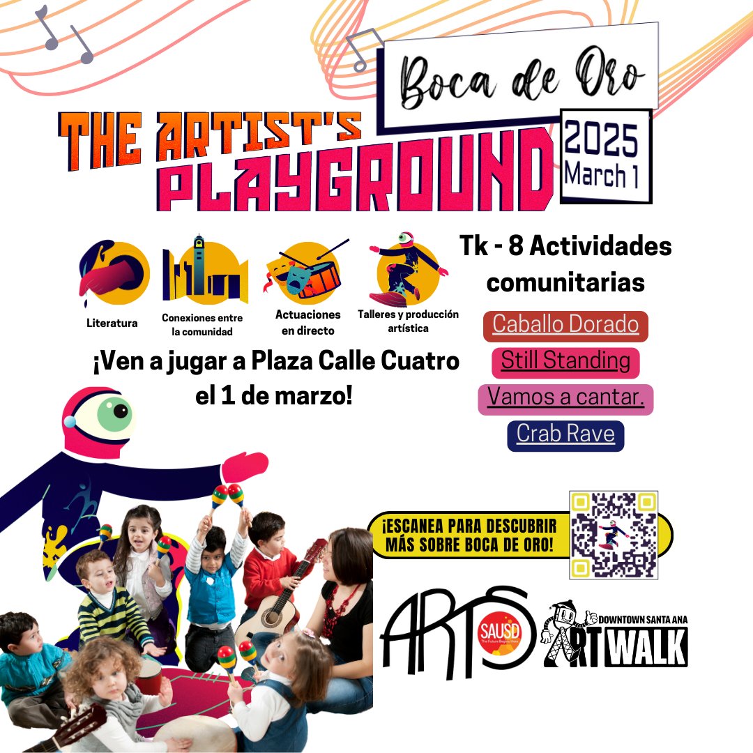 March is Arts in Education Month—Let’s Celebrate!

March isn’t just another month—it’s a celebration of creativity, expression, and the power of the arts in our schools and communities! 🎶📖🎨

More on our IG:
instagram.com/sausdarts

#sausd #sausdarts #artsed #artseducation