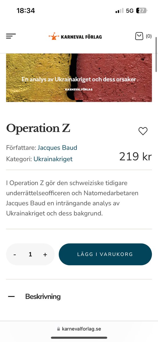 Den här boken bör varenda person läsa. Att förstå orsakerna är enda sättet att lösa konflikten. En konflikt som väst och krigsvurmande Europa inte verkar vilja lösa. Och som de varit en del i att skapa. 

Ge oss fred.