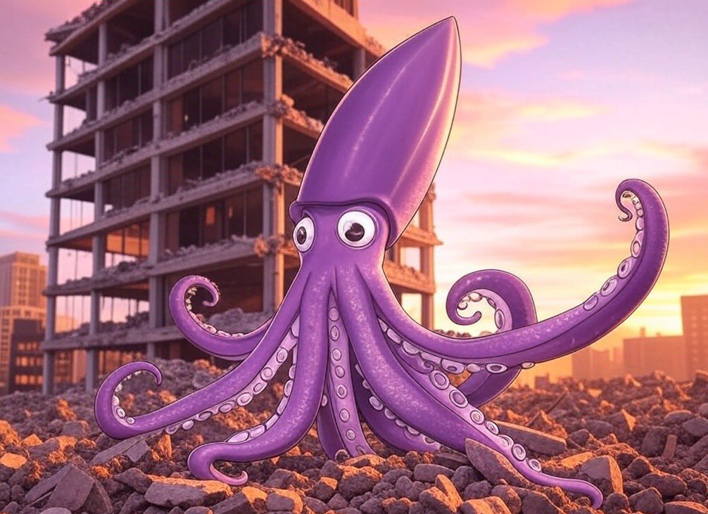 theDemoSquid's tweet photo. Despite the name, Demolition Squid keeps building. 

Our team is hard at work behind the scenes pushing forward for the rest of the year. 

Stayed tuned for 2025.

$SQUID https://t.co/SoV39YZaCt