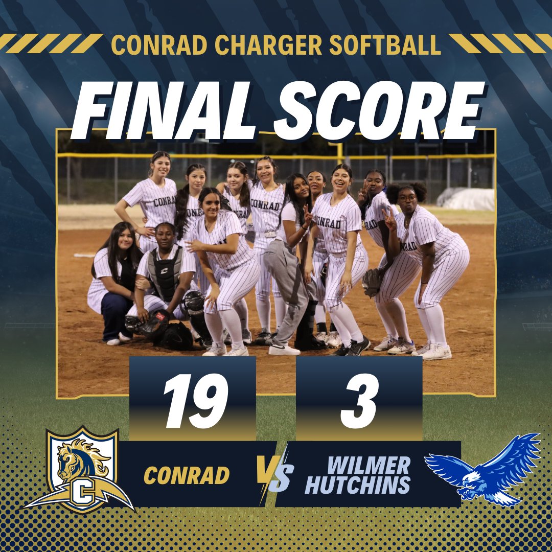 Josh Ragsdale (@joshragsdale) on Twitter photo 2-0 in District!! Lets keep it rolling Ladies!!
<a href="/SBarrios_DISD/">Dr. Sandra Barrios-Rojas, Executive Director</a> <a href="/VivFairley/">Vivian Chandler Fairley</a> <a href="/ConradSchools/">Conrad Nation - DISD</a> <a href="/ConradCharger/">Emmett J. Conrad HS Athletics</a> <a href="/emmettjconradhs/">Emmett J. Conrad HS</a> <a href="/RyanZysk/">Ryan Zysk</a> <a href="/DrBrianLusk/">Brian Lusk</a> <a href="/DallasISDSupt/">Dr. Stephanie S. Elizalde</a> <a href="/dallasathletics/">Dallas ISD Athletics</a> <a href="/Barnett94Brian/">Coach Brian Barnett</a> <a href="/MTTyeskie1/">M.T. Tyeskie, M.Ed.,RAA,TAAC</a> <a href="/DanforDISD/">Dan Micciche</a> 2-0 in District!! Lets keep it rolling Ladies!!
<a href="/SBarrios_DISD/">Dr. Sandra Barrios-Rojas, Executive Director</a> <a href="/VivFairley/">Vivian Chandler Fairley</a> <a href="/ConradSchools/">Conrad Nation - DISD</a> <a href="/ConradCharger/">Emmett J. Conrad HS Athletics</a> <a href="/emmettjconradhs/">Emmett J. Conrad HS</a> <a href="/RyanZysk/">Ryan Zysk</a> <a href="/DrBrianLusk/">Brian Lusk</a> <a href="/DallasISDSupt/">Dr. Stephanie S. Elizalde</a> <a href="/dallasathletics/">Dallas ISD Athletics</a> <a href="/Barnett94Brian/">Coach Brian Barnett</a> <a href="/MTTyeskie1/">M.T. Tyeskie, M.Ed.,RAA,TAAC</a> <a href="/DanforDISD/">Dan Micciche</a>
