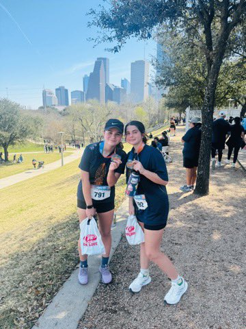 CoachTorresKHS's tweet photo. It made my day to get messages from my current and former athletes that competed in today’s Rodeo 🤠 Run! Way to go girlies 💜🤍 #proudcoach #10k https://t.co/T5iHzhHxxW