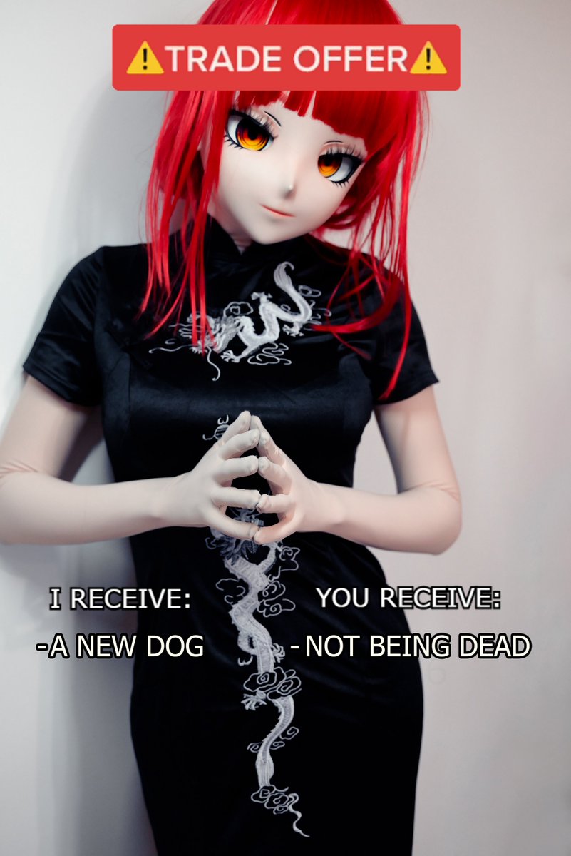 Struck this pose by accident, but immediately remembered this meme when looked at a photo.

#Kigurumi #着ぐるみ #キグルミ #Makima #マキマ #ChainsawMan