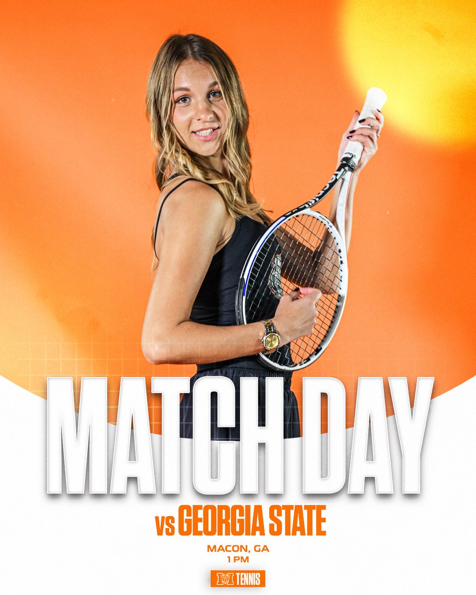 Match Day at home against Georgia State!

🆚 Georgia State
🕐 1 p.m.
📍 Macon, Ga.
🏟️ LeRoy Peddy Tennis Center

#GoBears