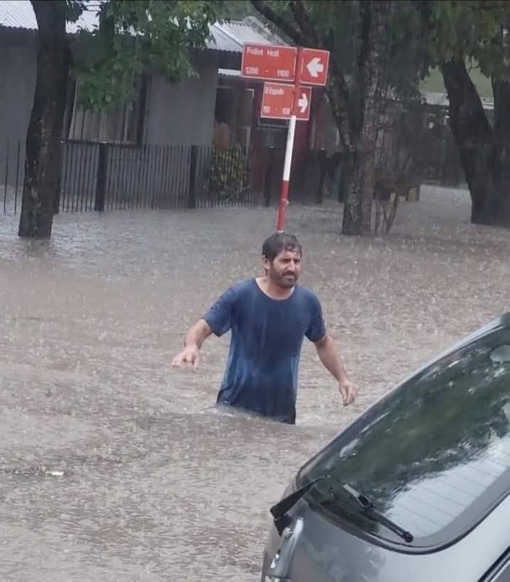 SurTormentas's tweet photo. 🇦🇷⛈️⚠️ Varias localidades de la provincia de Entre Ríos se encuentran BAJO AGUA tras las intensas lluvias que se registraron en las últimas horas.

Los acumulados de precipitación superaron los 100 mm, siendo en algunos puntos superior a los 150.

📷: Desde Villa Elisa. https://t.co/4Wamerh5Jx