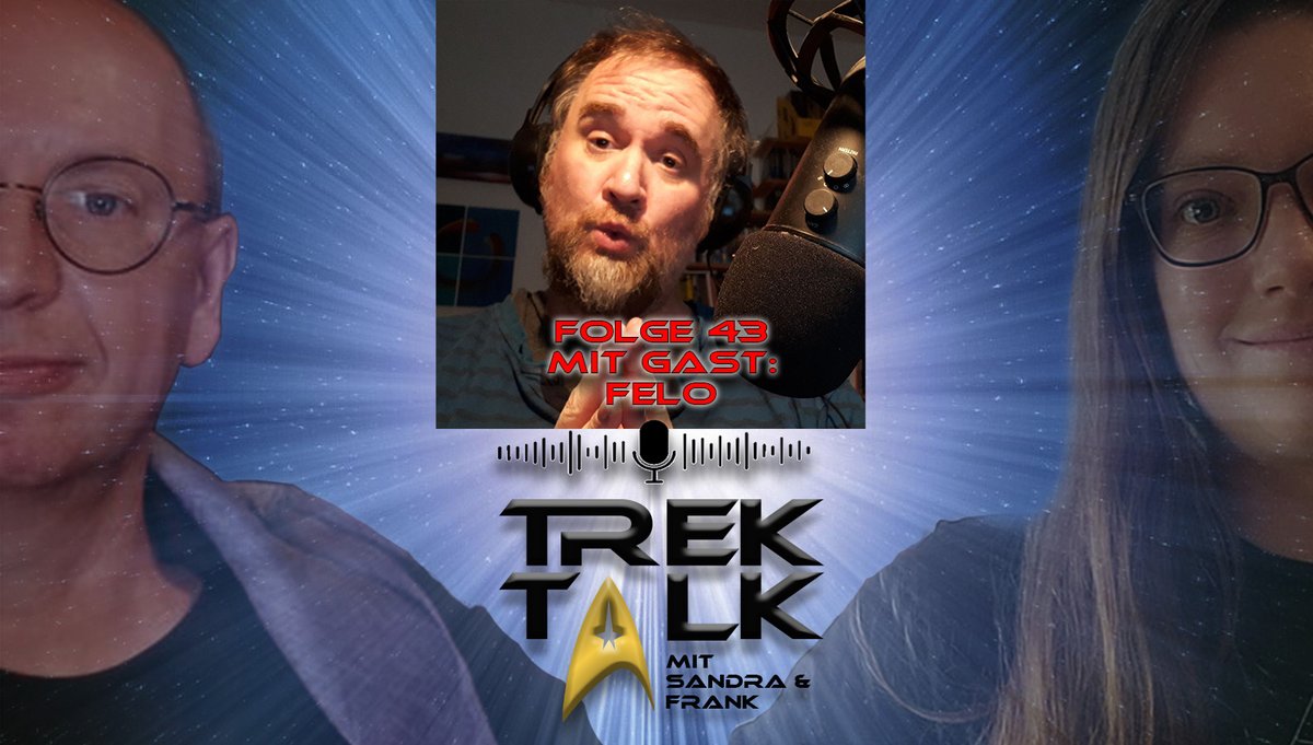 Wir haben wieder einen wunderbaren und interessanten Gast bei uns in Trek Talk. 😃
Der liebe Felo hat diesmal auf unsere Fragen geantwortet und es hat sehr viel Spaß gemacht, 
aber hört selbst. 😊🖖

Link zur Folge: trek-talk.podigee.io/53-neue-episode
#StarTrek