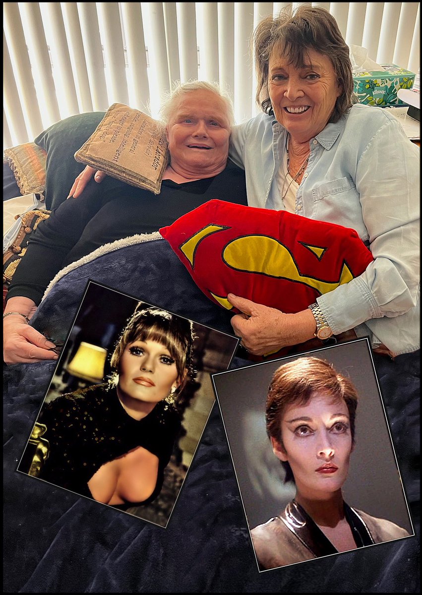 The Bad Girls of Superman! My lovely friend Sarah Douglas came for a visit. 
Sadly a few hours later we learned about the loss of Gene Hackman. 💔

#superman  #GeneHackman 

F🖕🏻ck Parkinson’s Disease 
gofund.me/5bfa4304
