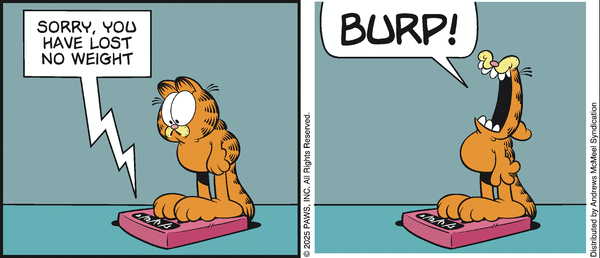 garfield without the third panel tweet media