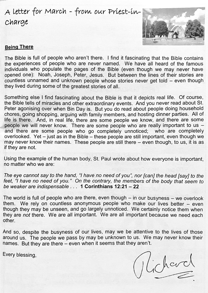 My thoughts for March. 🙏🏽