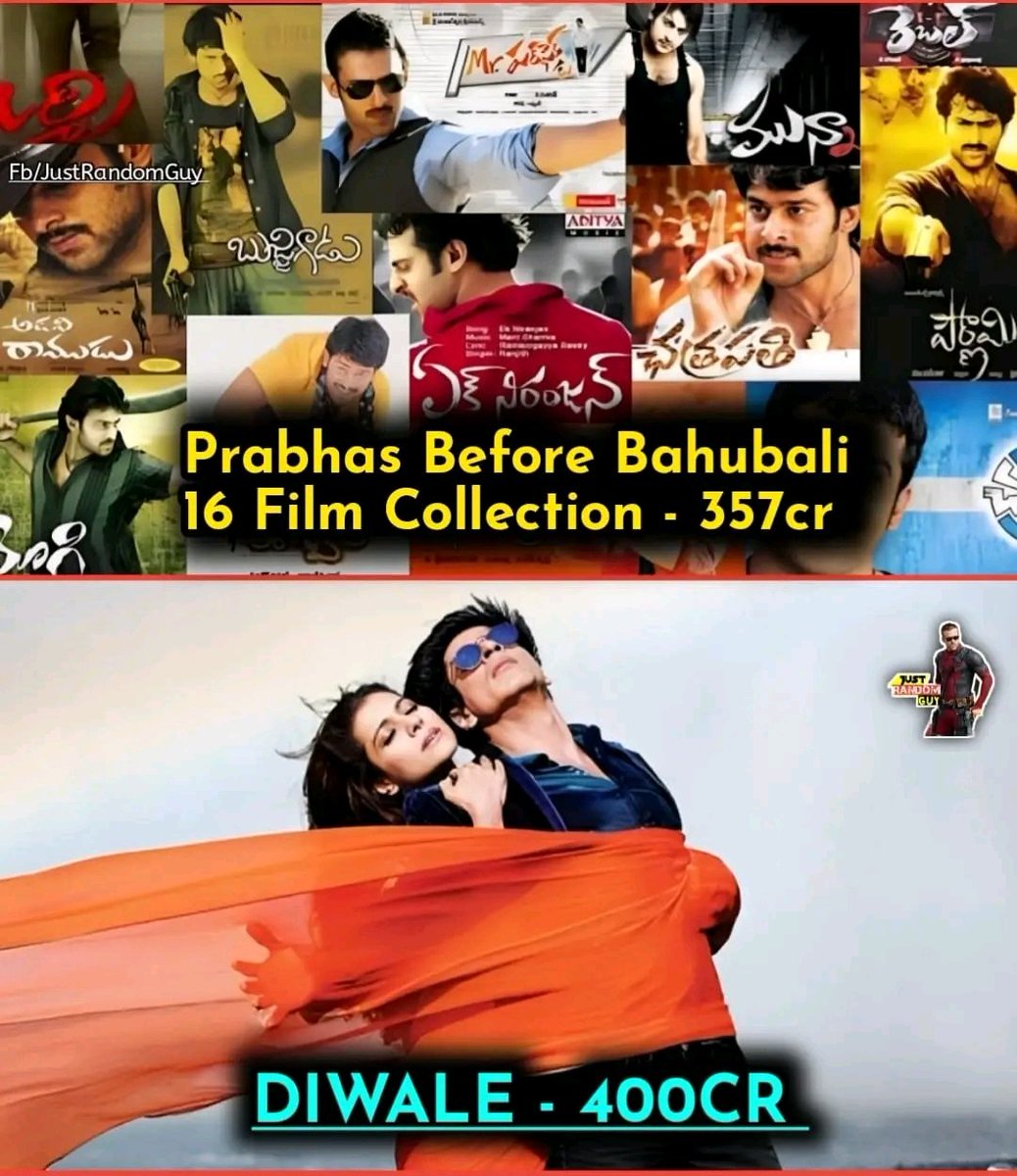 WTF has #Prabhas achieved other than starring in a SSR film? Takla can't speak &amp;  can't play SRK's more challenging roles.
SRK's contributions to cinema, opening overseas territories, representing India, making anti-hero popular are incomparable.
He set up RCvfx. He brought Akon.