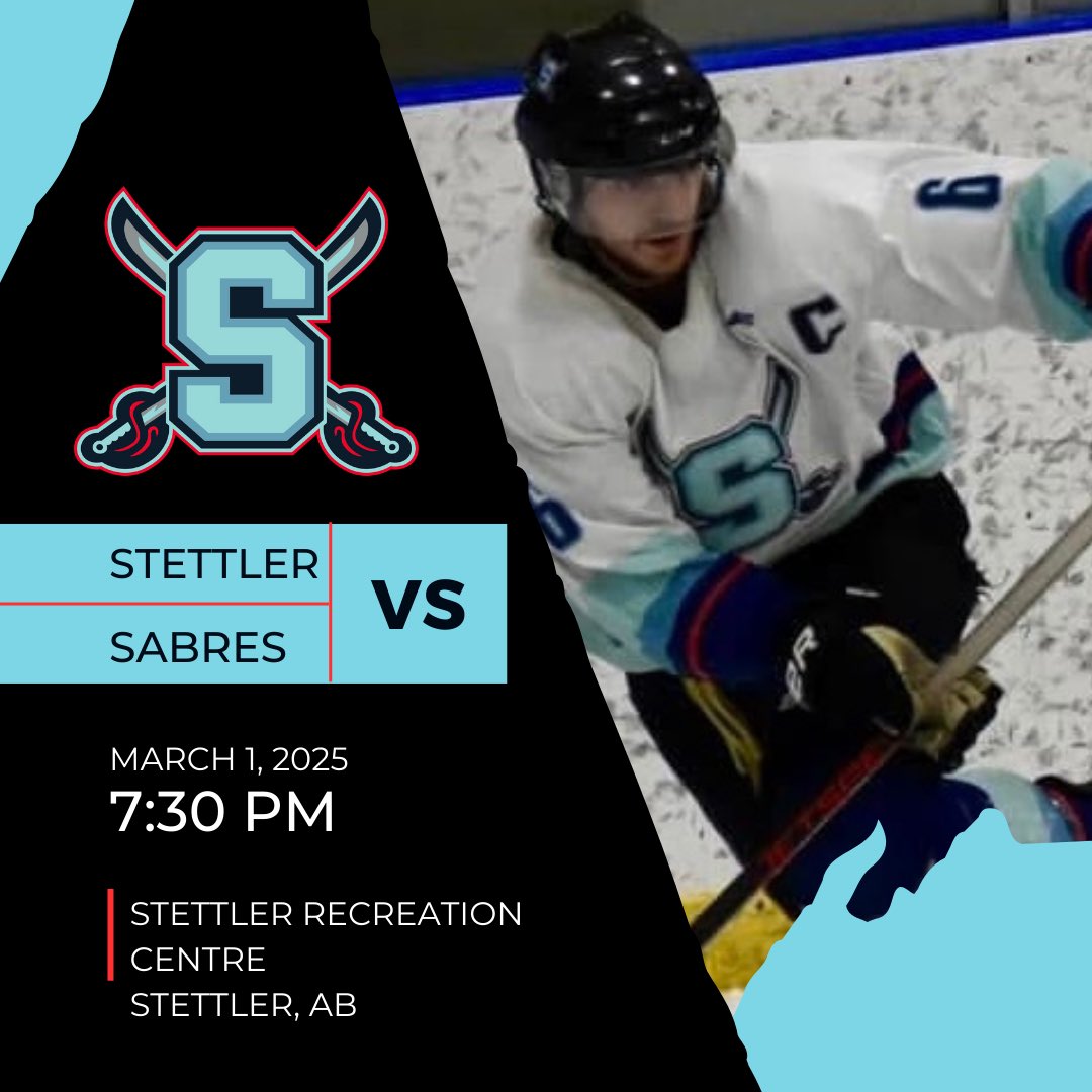 GAME DAY!! Sabres hop on the bus, for Game #2 of the Semi-Final, against the <a href="/seniorimperials/">Stettler Imperials</a>. Puck drop is 7:30. We hope to see everyone there!