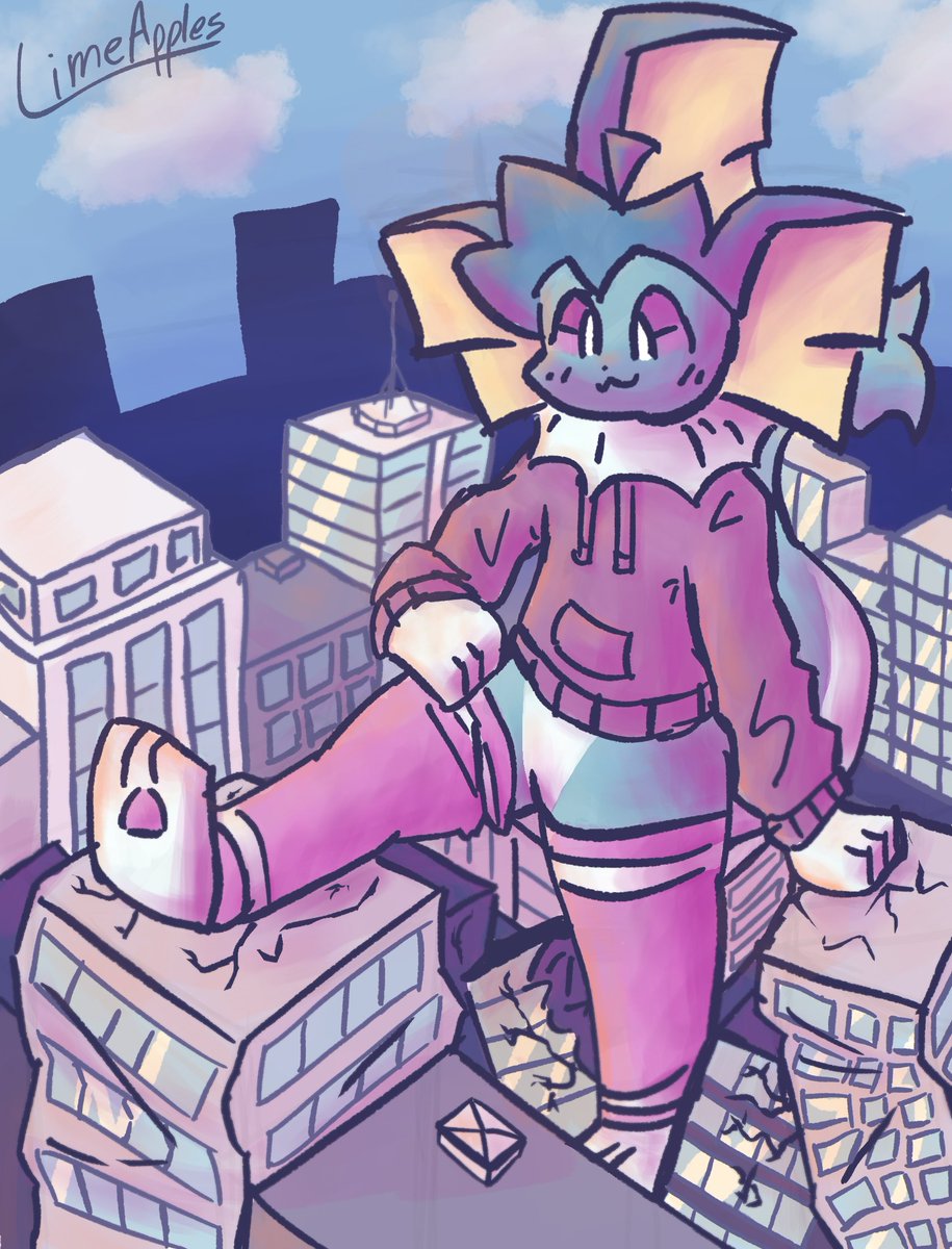 Happy macro march, here's me adjusting my sock :3c