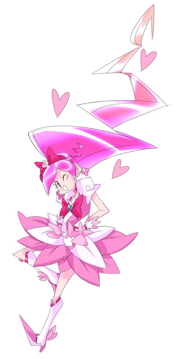 Maddiebova's tweet photo. Click for full image❣️Warmup Blossom🌸
#precurefanart #heartcatch https://t.co/H7UnHYp2PB