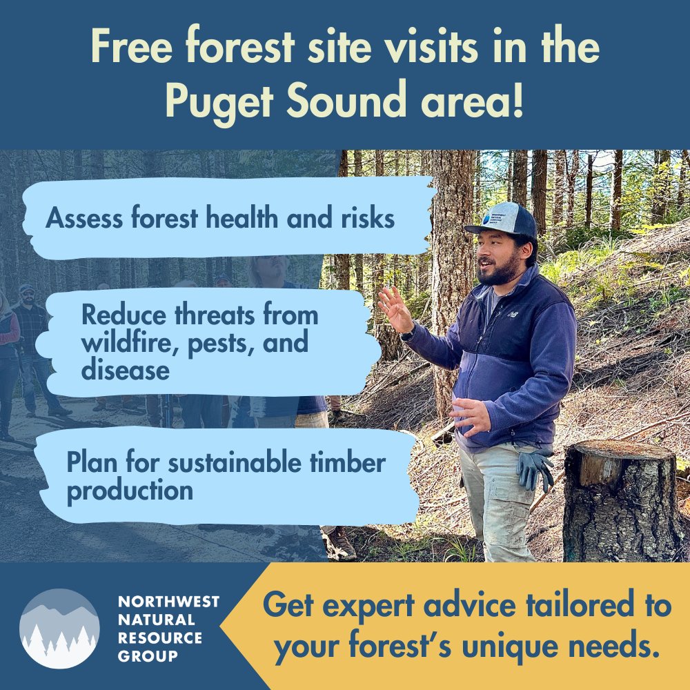 Northwest Natural Resource Group (@nnrgforests) on Twitter photo Warmer temperatures, shifting precipitation patterns, and increasing wildfire risk are changing the conditions in which forests thrive. We offer free educational site visits to help forest landowners adapt to these challenges. For more info, please visit: nnrg.org/our-services/s… Warmer temperatures, shifting precipitation patterns, and increasing wildfire risk are changing the conditions in which forests thrive. We offer free educational site visits to help forest landowners adapt to these challenges. For more info, please visit: nnrg.org/our-services/s…