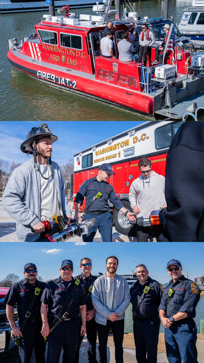 Earlier this week, several of our players paid a visit to the brave first responders from the <a href="/DCPoliceDept/">DC Police Department</a> and <a href="/dcfireems/">DC Fire and EMS Department</a> who responded to the Flight 5342 tragedy.

We are deeply grateful for their tireless efforts and remarkable dedication to serving our community.