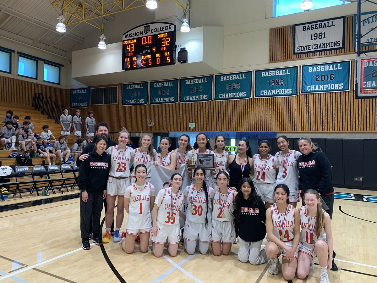 Girls D5 Basketball:
Castilleja captures the D5 Championship by defeating Summit Shasta 43-32 <a href="/CastiAthletics/">Castilleja Athletics</a>
