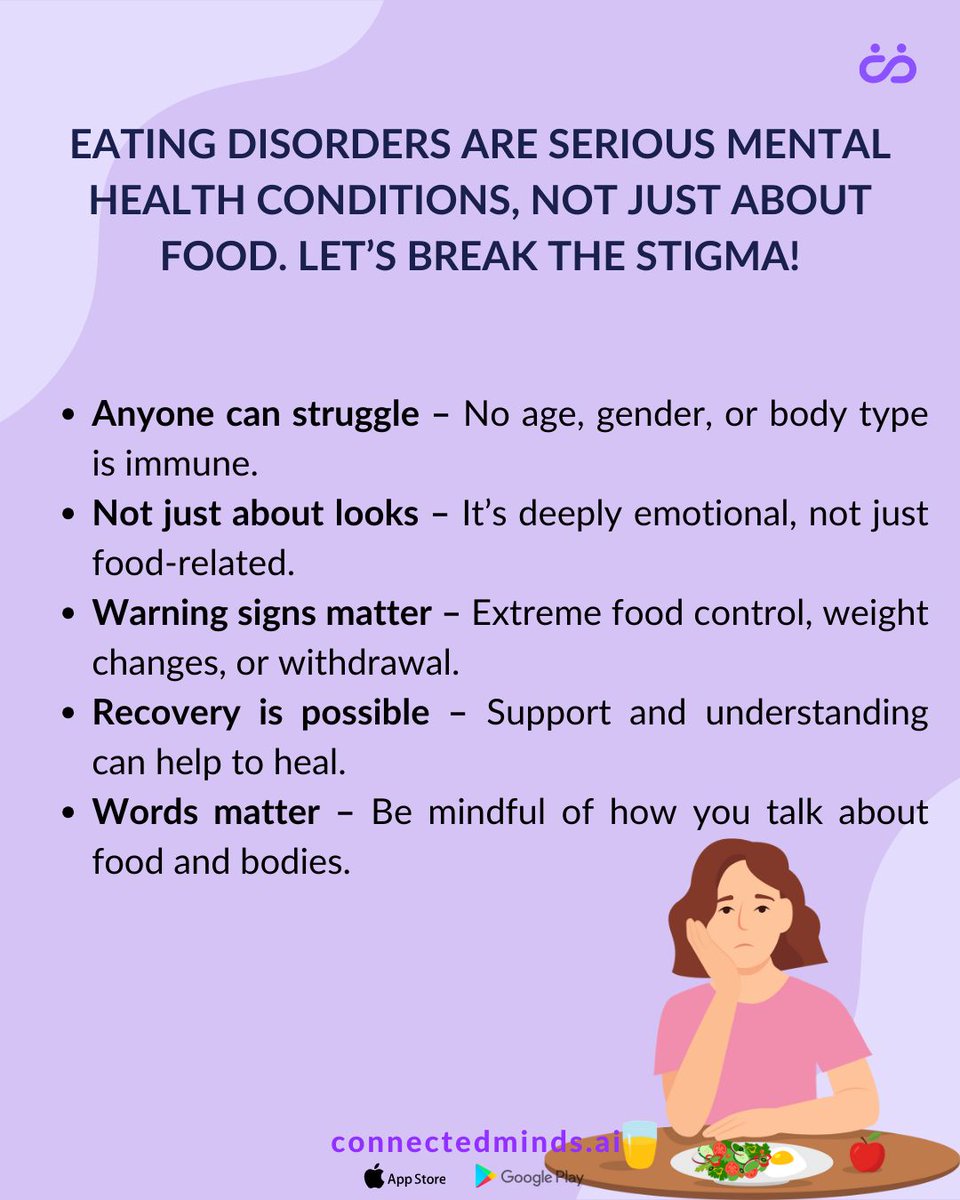 mindsconnected_'s tweet image. Eating disorders are not just about food, they&apos;re about feelings. Let&apos;s listen, learn, and support those who are struggling.
 
#EDAwarenessWeek #Asmr#Asmrcrunchy #RecoveryIspossible #Eatingdisorderrecovery