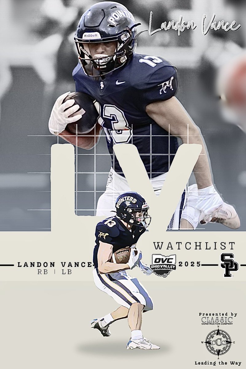 WATCHLIST 2025 
Lance Vance “LV” - RB | LB - 2027 

What's remarkable about him is that his talent is matched only by his tireless work ethic, both on and off the field, which makes him an outstanding teammate. He's the kind of player who wants his teammates to succeed just as