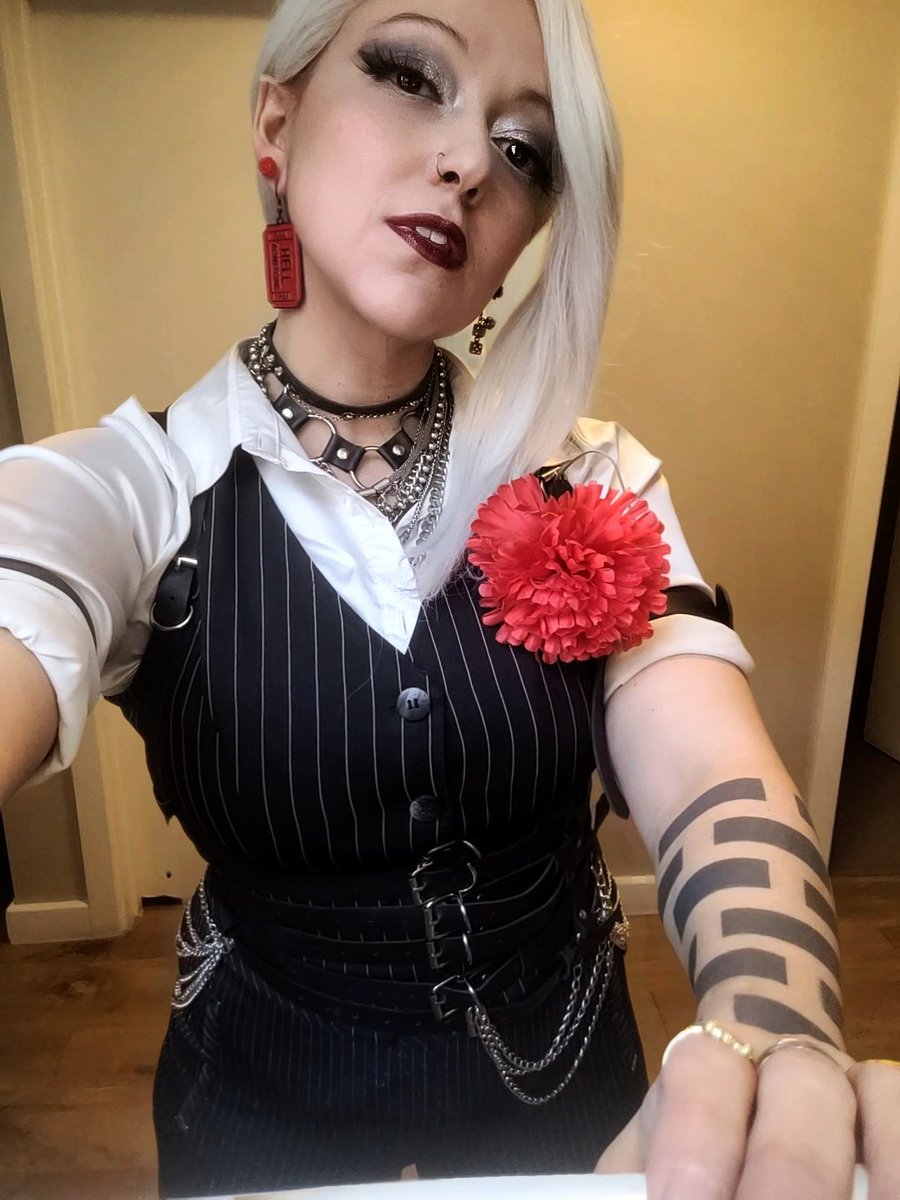 jem wants to play ttrpgs with you! (@jemaginative) on Twitter photo I can't believe I'm in London right now about to see the original Broadway cast perform for the Hadestown proshot. Since I got the Hades tattoo, made canon by <a href="/pagepatrick/">Patrick Page</a> himself, I felt it was only proper to dress as a fem hades for this evening's show.
<a href="/hadestown/">Hadestown</a> <a href="/HadestownUK/">Hadestown UK</a> I can't believe I'm in London right now about to see the original Broadway cast perform for the Hadestown proshot. Since I got the Hades tattoo, made canon by <a href="/pagepatrick/">Patrick Page</a> himself, I felt it was only proper to dress as a fem hades for this evening's show.
<a href="/hadestown/">Hadestown</a> <a href="/HadestownUK/">Hadestown UK</a>