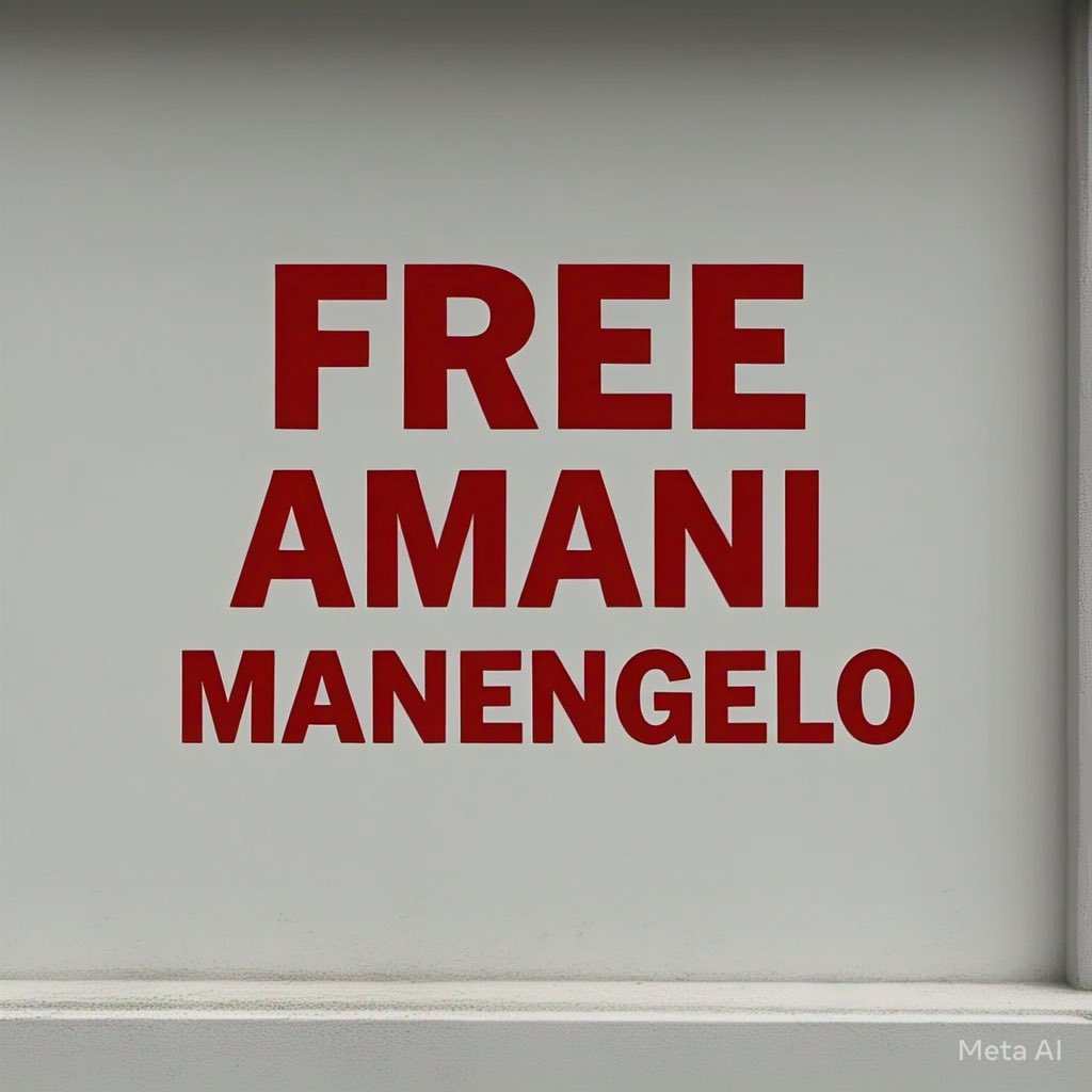 HildaNewton21's tweet photo. #FreeAmaniManengelo https://t.co/o3axfPkhhL