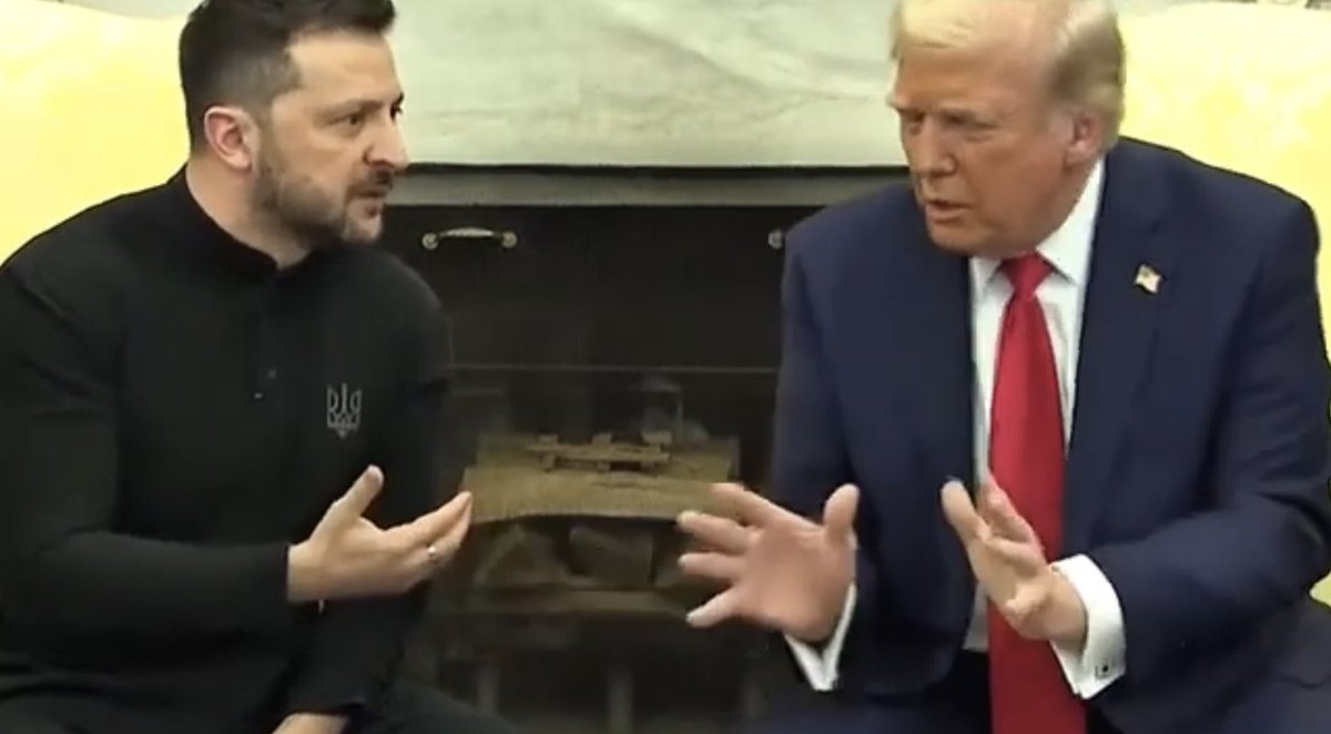 DatDaveXLIV's tweet photo. #PutinIsSmiling
#ShameOnTrump and #Vance for participating in what was the equivalent of a gang rape in our country’s ￼#OvalOffice of #Zelensky ￼ and the #UkrainianPeople who have been fighting for their lives for a decade. ￼ https://t.co/VqnDfqh8oc