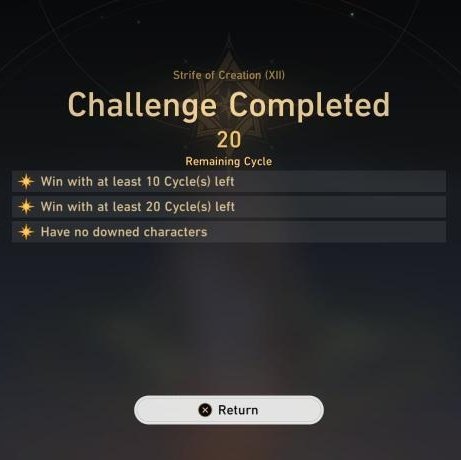 chasingasterios's tweet image. finished MoC 3 cycles faster just by replacing ruan mei with tribbie 😵‍💫