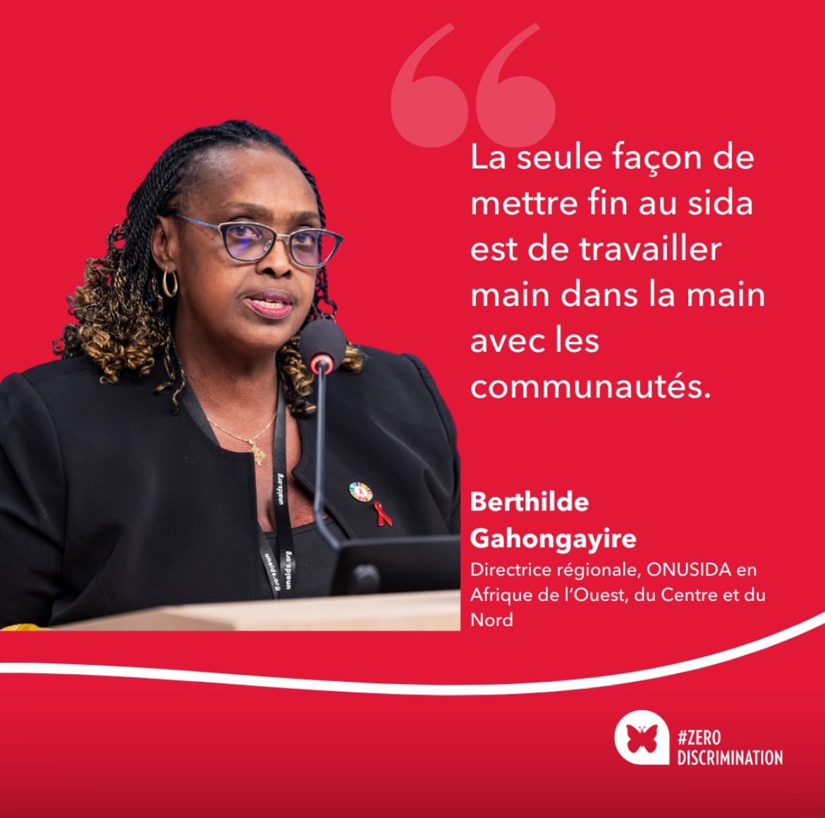 UNAIDS Western & Central Africa (@unaids_wca) on Twitter photo 📢 « La seule façon de mettre fin au sida est de travailler main dans la main avec les communautés. » – <a href="/berthildeunaids/">Berthilde Gahongayire,Regional Director for WCA</a>
En cette #JournéeZéroDiscrimination, rappelons que les communautés sont essentielles pour atteindre les plus vulnérables. #NousSommesSolidaires 📢 « La seule façon de mettre fin au sida est de travailler main dans la main avec les communautés. » – <a href="/berthildeunaids/">Berthilde Gahongayire,Regional Director for WCA</a>
En cette #JournéeZéroDiscrimination, rappelons que les communautés sont essentielles pour atteindre les plus vulnérables. #NousSommesSolidaires