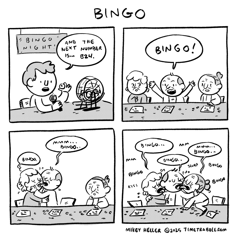i drew a comic about bingo 
