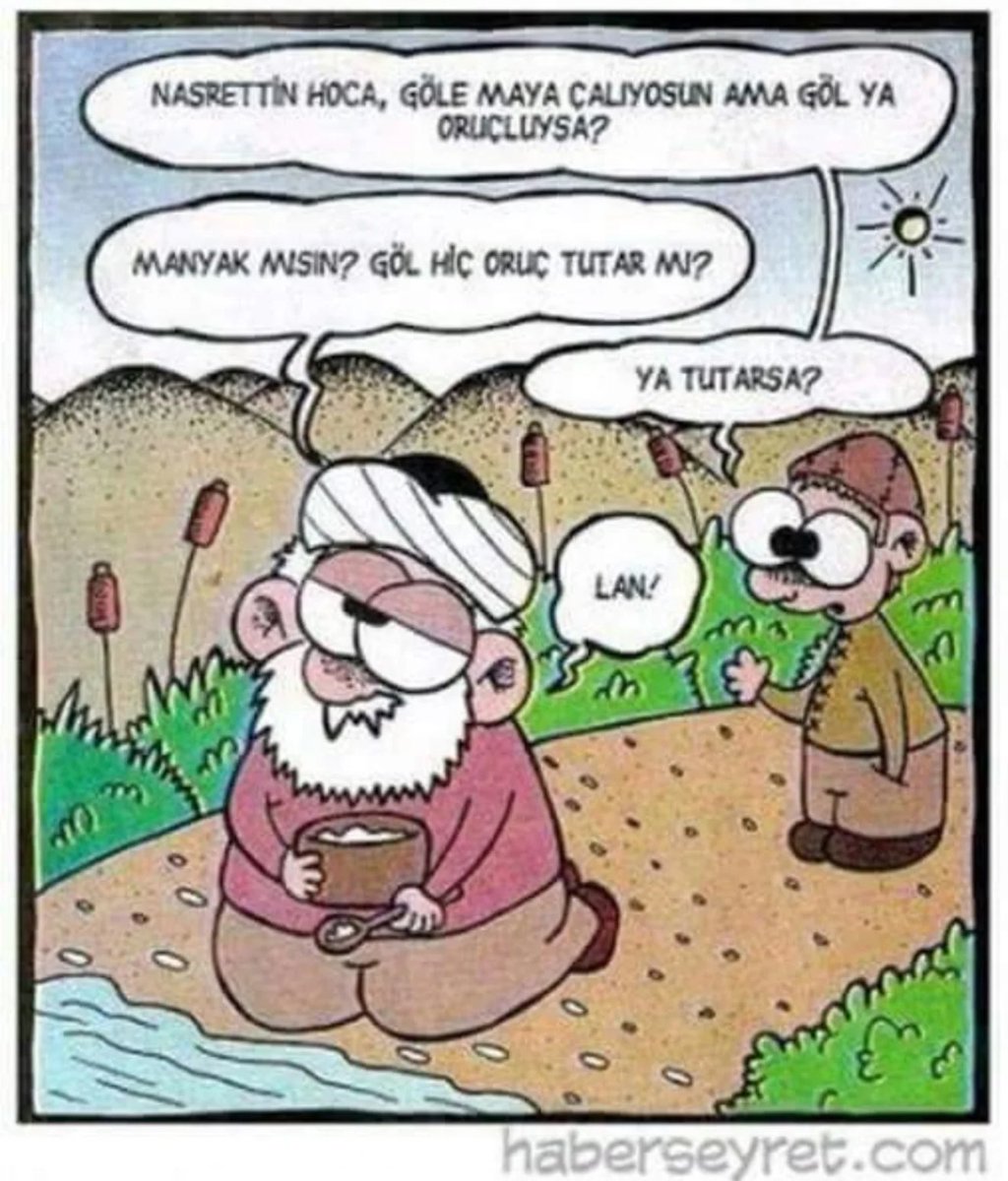 Hadi hayırlı iftarlar:) Allah kabul etsin :)